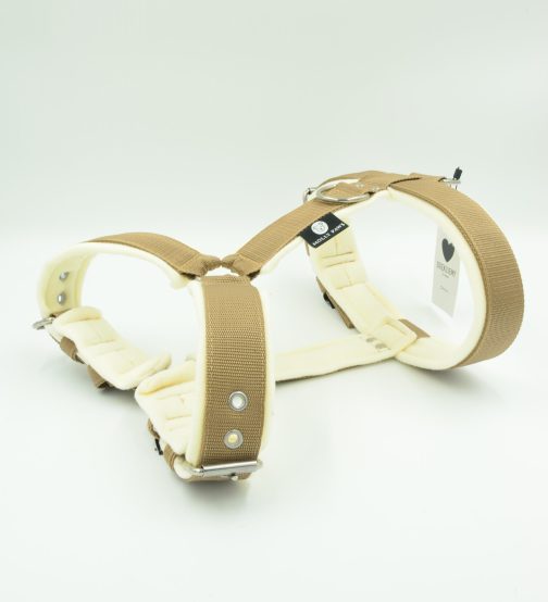 Szelki z mięciutkim polarem o szer.4cm STAL NIERDZEWNA - POLECANE