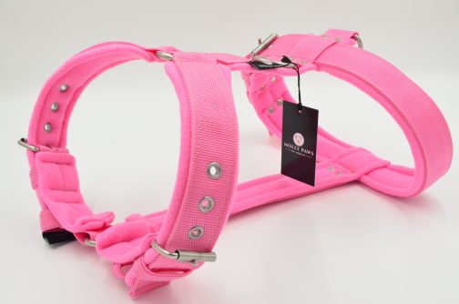 Szelki z mięciutkim polarem o szer.4cm STAL NIERDZEWNA - POLECANE