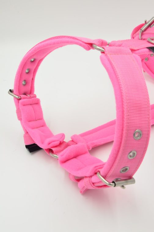 Szelki z mięciutkim polarem o szer.4cm STAL NIERDZEWNA - POLECANE