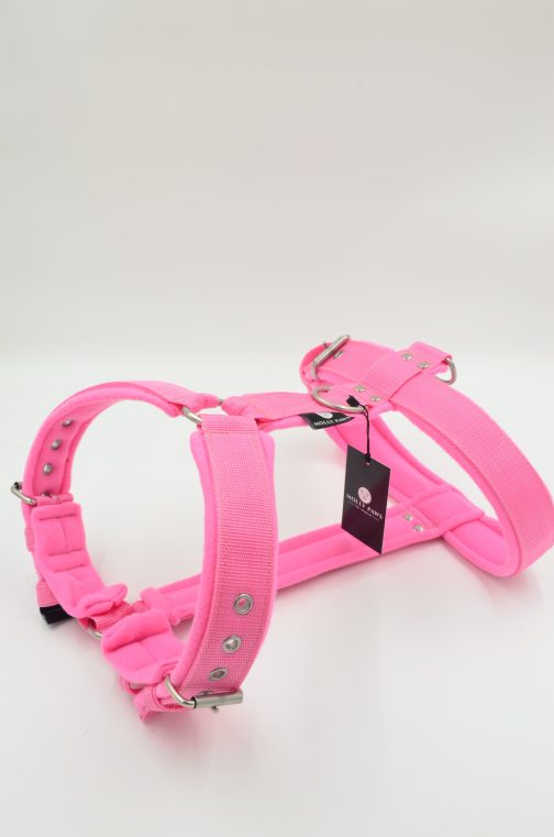 Szelki z mięciutkim polarem o szer.4cm STAL NIERDZEWNA - POLECANE