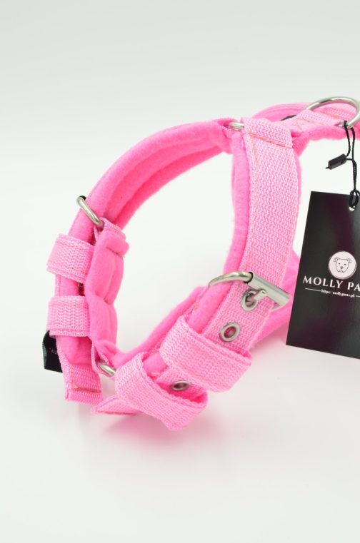 DSC_0287 Szelki z mięciutkim polarem o szer. 2.5cm STAL NIERDZEWNA - POLECANE