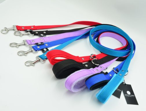 Smycz z rączką szer.2.5cm STAL NIERDZEWNA - POLECANE