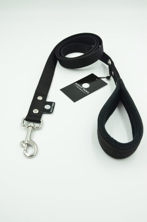 Smycz z rączką szer.2.5cm STAL NIERDZEWNA - POLECANE