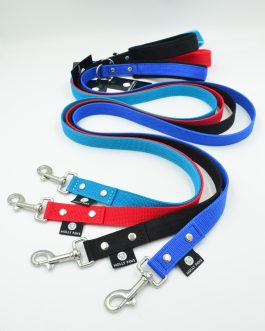 DSC_0408 Smycz z rączką szer.2.5cm STAL NIERDZEWNA - POLECANE