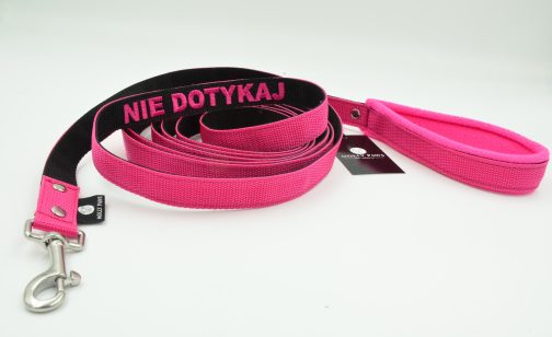 DSC_0821 2.5cm Smycz Z Rączką I Własnym Haftem STAL NIERDZEWNA - POLECANE