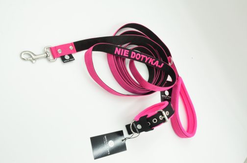 DSC_0831 2.5cm Smycz Z Rączką I Własnym Haftem STAL NIERDZEWNA - POLECANE