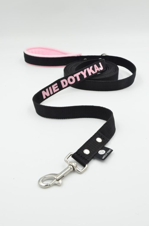 DSC_1169 2.5cm Smycz Z Rączką I Własnym Haftem STAL NIERDZEWNA - POLECANE