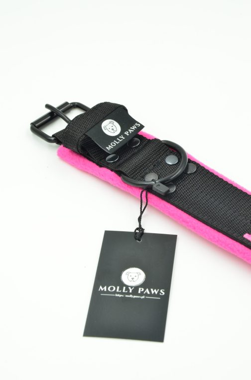 DSC_0082 Lekka Obroża z polarem i Haftem o szerokości 4cm