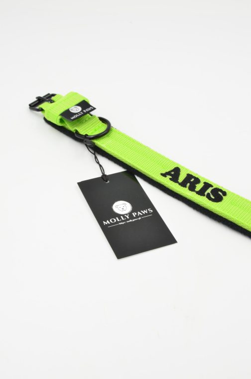 Lekka Obroża z polarem i Haftem o szerokości 2.5cm