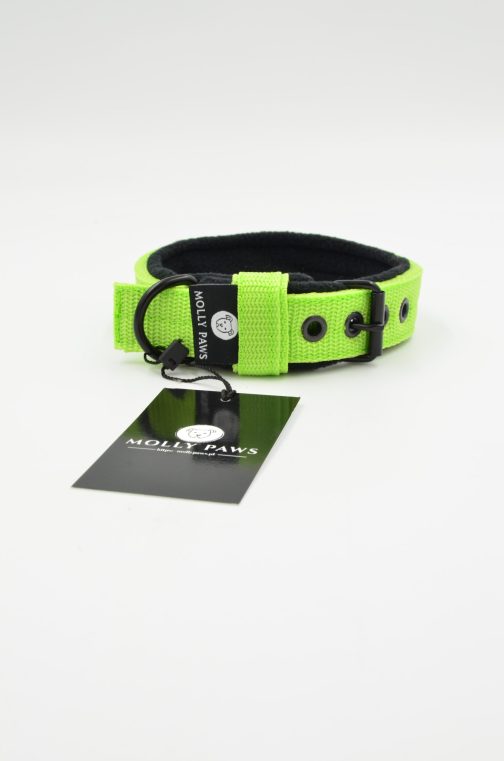 Lekka Obroża z polarem i Haftem o szerokości 2.5cm