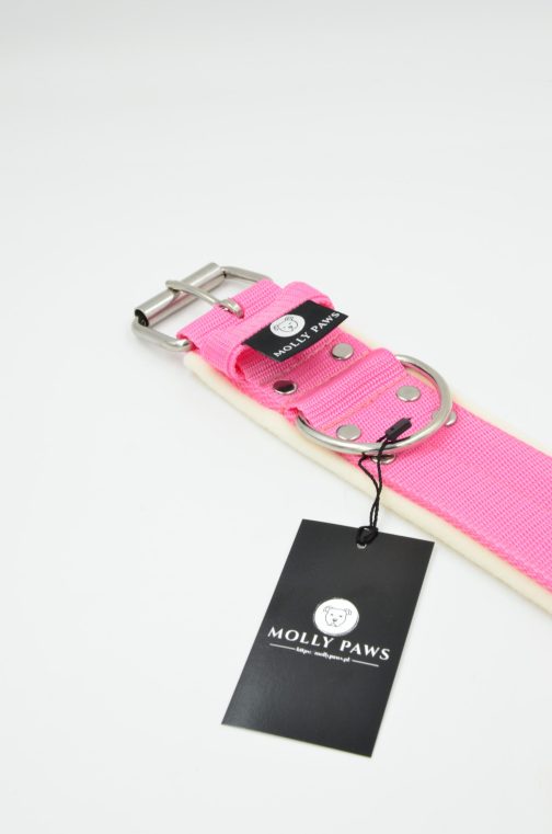 Obroża z polarem o szerokości 5cm STAL NIERDZEWNA - POLECANE