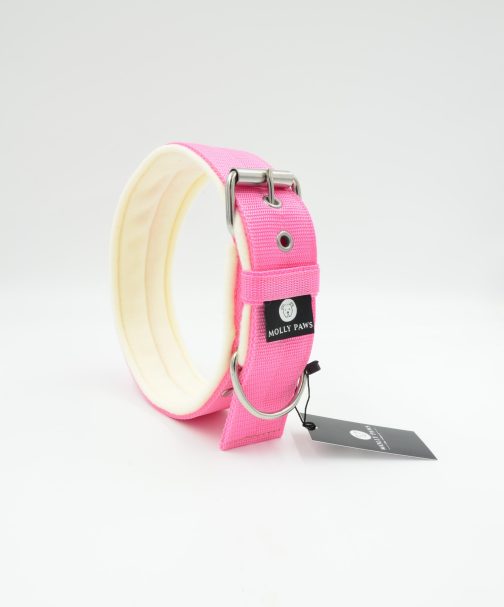 Obroża z polarem o szerokości 5cm STAL NIERDZEWNA - POLECANE