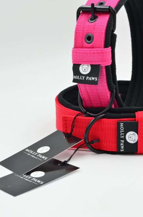 Lekka Obroża z polarem o szerokości 4cm