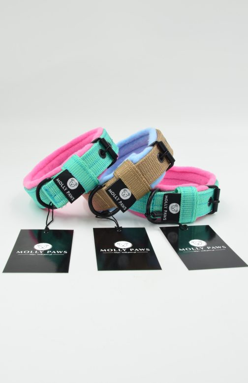 Lekka Obroża z polarem o szerokości 2cm