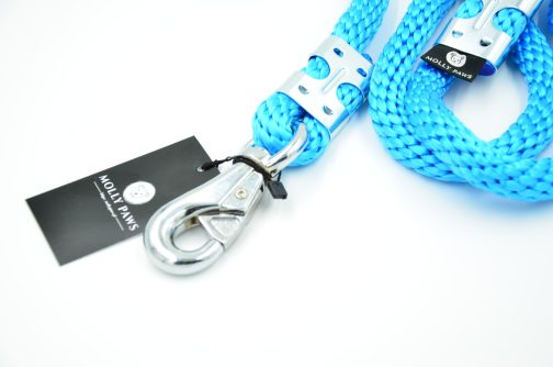 Smycz z liny dł. 65cm-do prowadzenia psa przy nodze