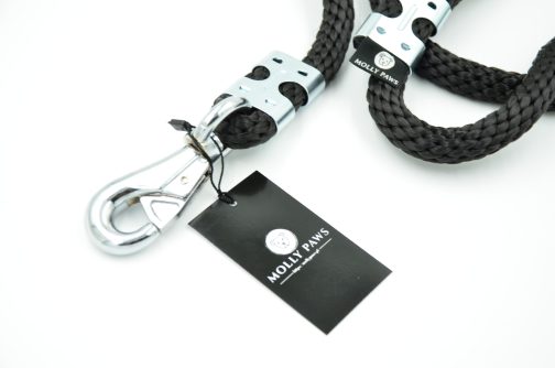 Smycz z liny dł. 65cm-do prowadzenia psa przy nodze