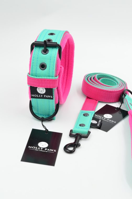 Lekka Obroża z polarem o szerokości 4cm