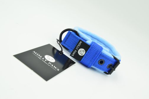 Lekka Obroża z polarem i Haftem o szerokości 2.5cm