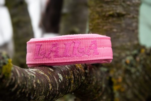 Obroża z polarem o sze.4cm Z Haftem STAL NIERDZEWNA - POLECANE