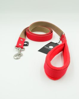 DSC_0009 Smycz dwukolorowa z rączką STAL NIERDZEWNA - POLECANE