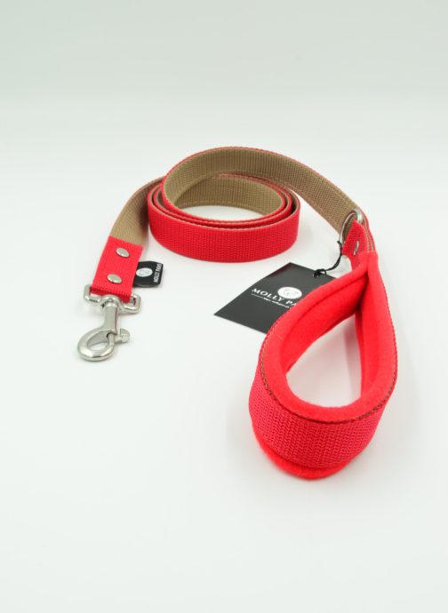 DSC_0009 Smycz dwukolorowa z rączką STAL NIERDZEWNA - POLECANE