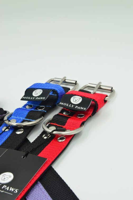 DSC_0327 Obroża o szer. 4cm DWA KOLORY STAL NIERDZEWNA - POLECANE