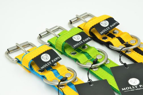 Obroża o szer. 4cm Kolorowa STAL NIERDZEWNA - POLECANE