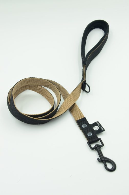 Smycz lekka dwukolorowa z rączką