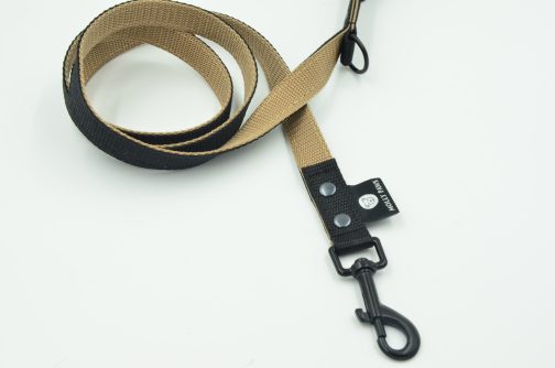 Smycz lekka dwukolorowa z rączką