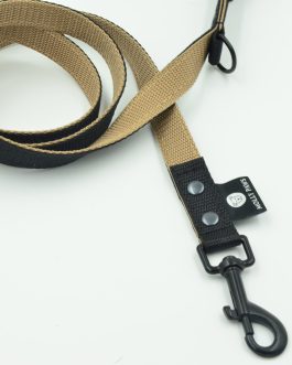 Smycz lekka dwukolorowa z rączką