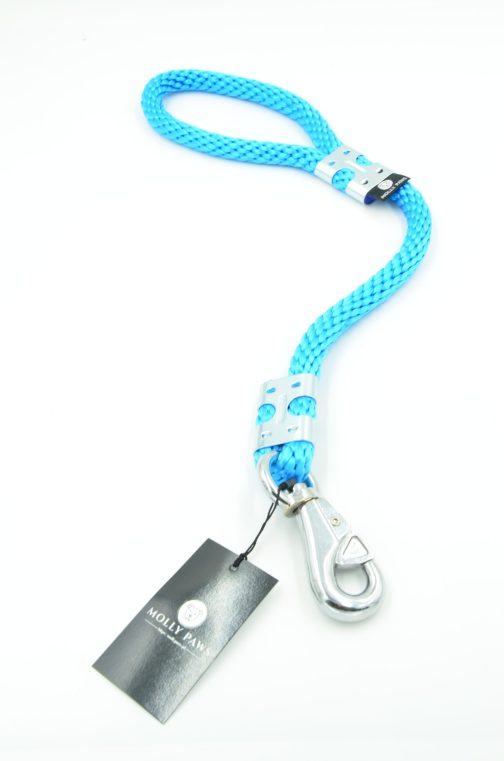 Smycz z liny dł. 65cm-do prowadzenia psa przy nodze