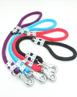 Smycz z liny dł. 65cm-do prowadzenia psa przy nodze