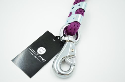 Smycz z liny dł. 65cm-do prowadzenia psa przy nodze