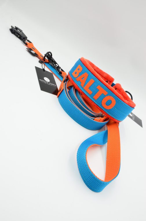 Obroża Lekka - półzaciskowa z Własnym Haftem