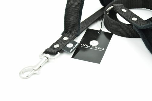 Smycz z dodatkowym uchwytem rączką STAL NIERDZEWNA - POLECANE