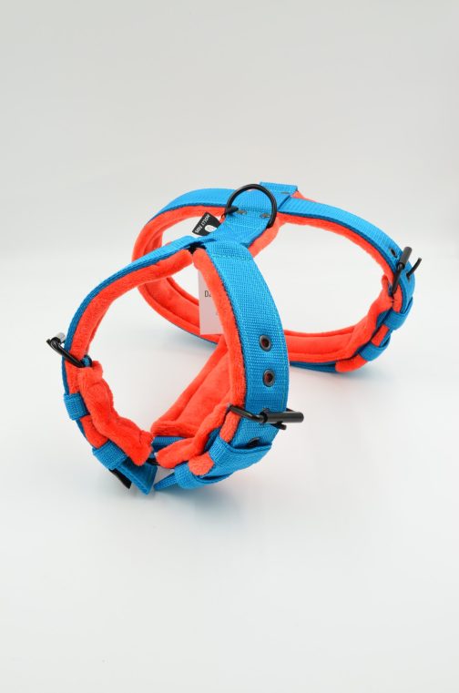 Szelki z mięciutkim polarem o szer. 4cm Lekkie