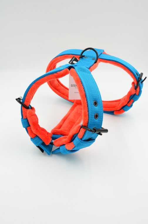 Szelki z mięciutkim polarem o szer. 4cm Lekkie