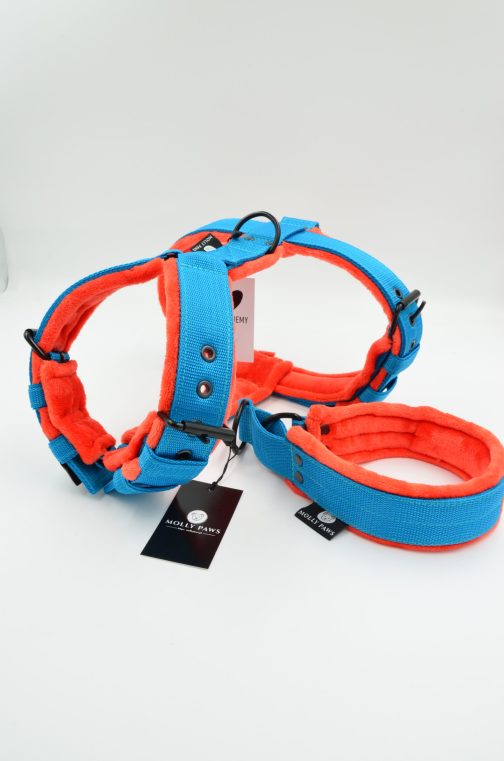 Szelki z mięciutkim polarem o szer. 4cm Lekkie