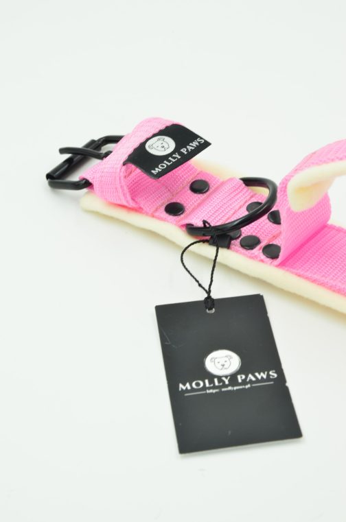 DSC_0092 Lekka Obroża z uchwytem haftem i polarem