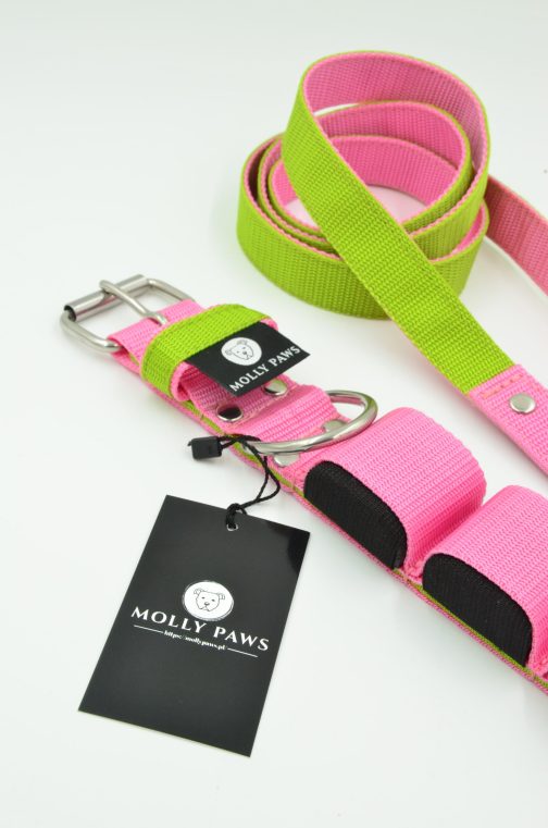 DSC_0094 Obroża szer. 4cm z Obciążeniem Kontrastowa