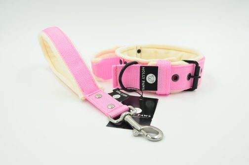 DSC_0099 Lekka Obroża z uchwytem haftem i polarem