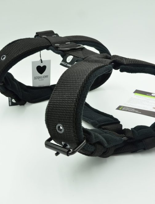 Szelki z mięciutkim polarem o szer. 4cm Lekkie