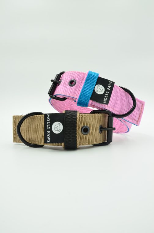 Obroża DWUKOLOROWA Lekka o szerokości 4cm