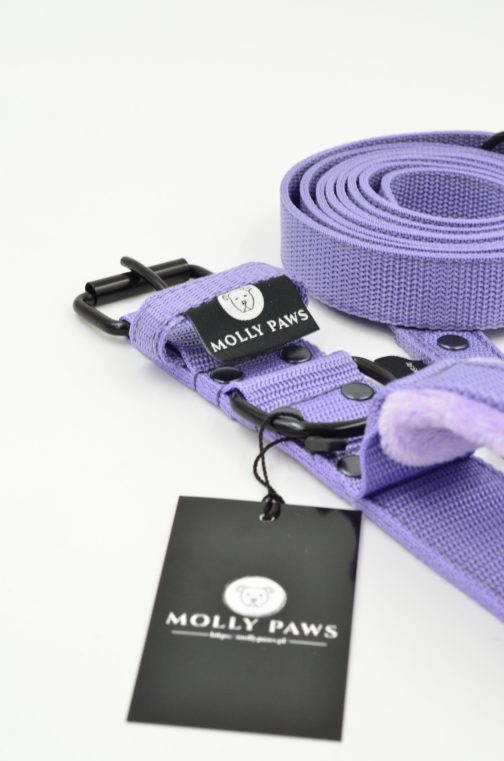 Obroża lekka z Uchwytem o szerokości 4cm