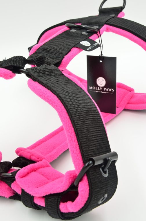 Szelki z mięciutkim polarem o szer. 4cm Lekkie