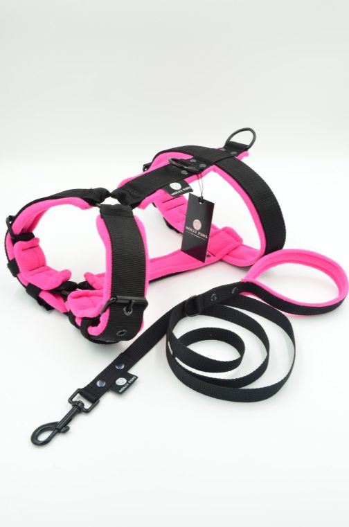 Szelki z mięciutkim polarem o szer. 4cm Lekkie