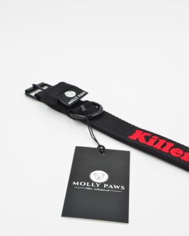 Obroża o szerokości 3cm lekka z haftem