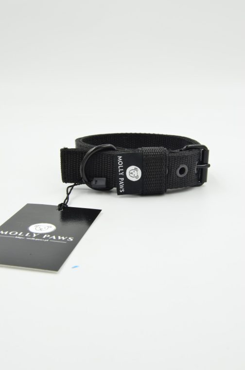 DSC_0401 Obroża o szerokości 3cm lekka z haftem