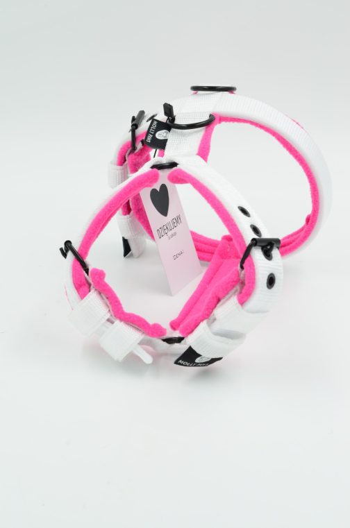 Szelki lekkie z mięciutkim polarem o szerokości 2.5cm