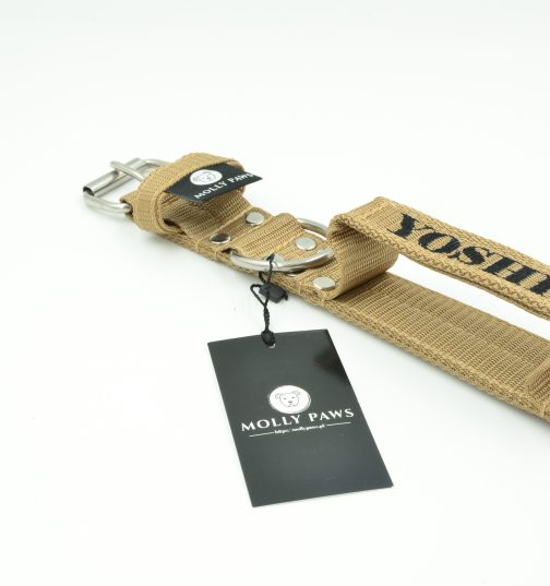 DSC_0782 Obroża z Uchwytem o szer. 5cm i haft STAL NIERDZEWNA- POLECANE